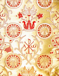 Olovyanishnikov Manufactory Gold Satin, early 20th century by Sergei Vashkov
