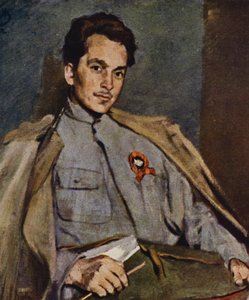 Portrait of Russian writer and revolutionary Dmitry Furmanov