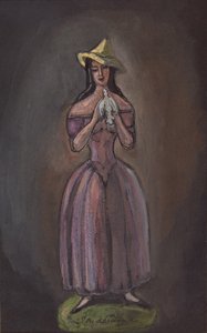Woman in purple Olga Glebova-Sudeikina