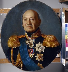 Portrait of Count Arseny Andreyevich Zakrevsky by Sergey Konstantinovich Zaryanko