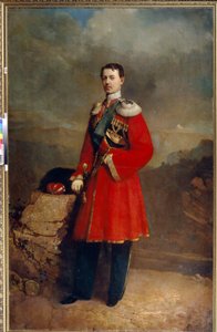 Portrait of Grand Duke Nicholas Alexandrovich of Russia by Sergey Konstantinovich Zaryanko