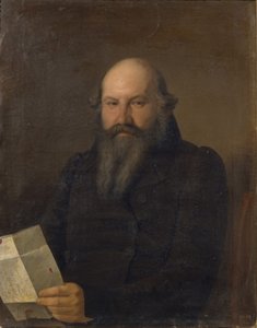 Portrait of Osip Mikhaylovich Senkov by Sergey Konstantinovich Zaryanko