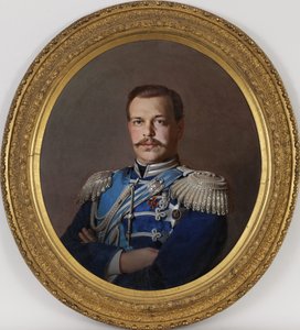 Portrait of the Emperor Alexander III by Sergey Konstantinovich Zaryanko