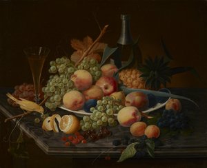 Still Life with Fruit by Severin Roesen