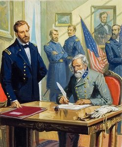 General Ulysses Grant Accepting the Surrender of General Lee at Appomattox by Severino Baraldi