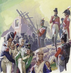 Wounded Soldiers After the Battle of Waterloo by Severino Baraldi