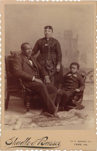 Portrait of a Family, c. 1895 by Shadle & Busser