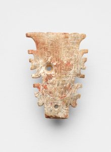 Pendant in the Form of a Mask, c.1300-c.1050 BC by Shang Dynasty Chinese School
