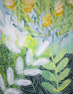 Vibrant Botanical Garden by Shelley Hampe