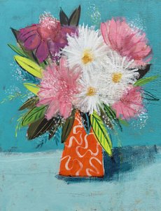 Vibrant Floral Bouquet by Shelley Hampe