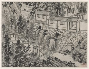 Twelve Views of Tiger Hill, Suzhou: The Pine Retreat, after 1490