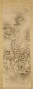 Winter landscape, Edo period or Meiji era