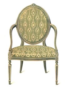 Painted Chair, 1908 by Shirley Charles Llewellyn Slocombe