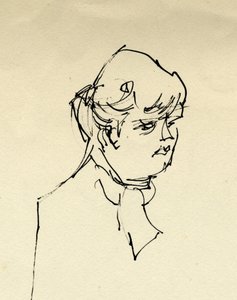 Head of a woman by Shirley Markham
