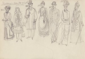 Historical costume, c1950 by Shirley Markham