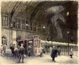 Railway Station by Shirley Markham