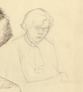 Study of a woman by Shirley Markham
