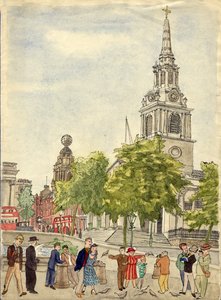 Trafalgar Square, London by Shirley Markham