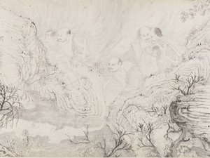 The Sixteen Luohans, dated 1667