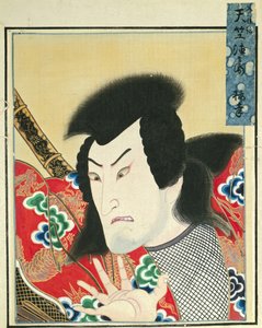 Leaf from Album of Actor Portraits by Shorakusai