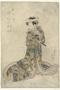 Nakamura Matsue as Otaka by Shunbaisai Hokuei