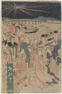 Fireworks at a Summer Festival by Shunko Shunko