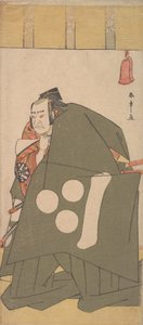 The Actor Nakamura Nakazo in Shibaraku in Dark Green Robes, ca. 1781