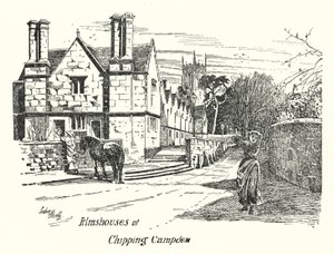 Almshouses at Chipping Campden by Sidney Heath