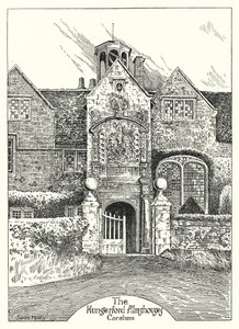 The Hungerford Almshouses, Corsham by Sidney Heath