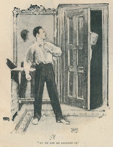 At My Cry He Dropped It by Sidney Paget