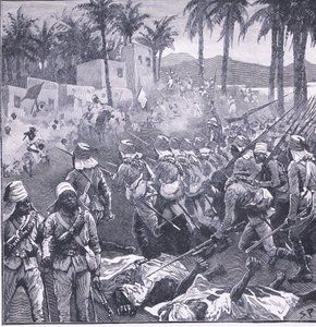Storming Firket, illustration from Cassell