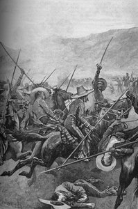 The Mexican Lancers Charged The Illinois Soldiers