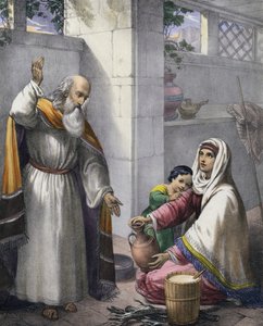 Elijah and the Widow Of Zarephath by Siegfried Detler Bendixen