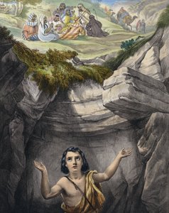 Joseph Cast into the Pit by His Brothers by Siegfried Detler Bendixen