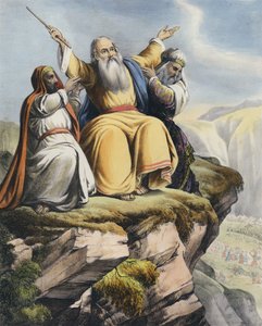Moses Praying for the Success of Israel Against the Amalekites by Siegfried Detler Bendixen