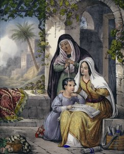 Timothy Being Taught the Scriptures by Siegfried Detler Bendixen