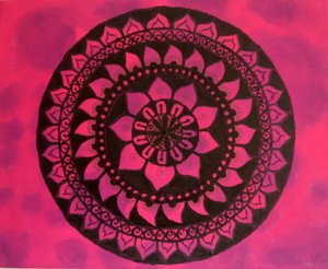 Mandala in Pink and Purple