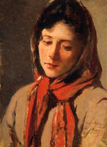 Peasant Girl (Villainous Woman) by Silvestro Lega