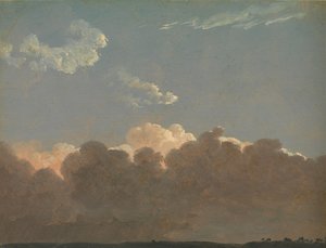 Cloud Study Distant Storm by Simon Alexandre Clément Denis