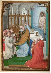 Folio from a miniature Book of Hours, use of Rome, Bruges, 1530-35