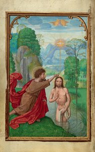 The Baptism of Christ by Simon Bening