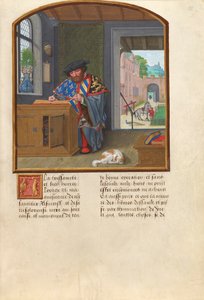 The King of Arms of the Order of the Golden Fleece Writing about Jacques de Lalaing