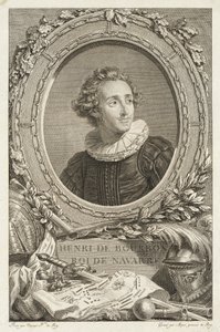Henri de Bourbon, King of Navarre by Simon Charles Miger after François André Vincent