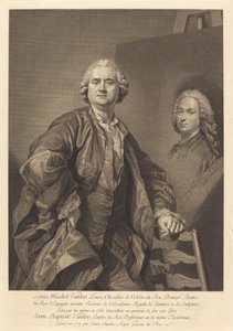 Louis Michel Vanloo by Simon Charles Miger after Louis Michel Van Loo