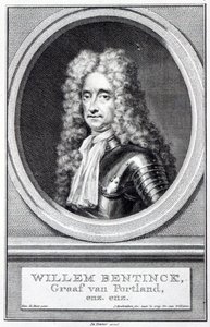 William Bentinck, 1st Earl of Portland, engraved by Jacobus Houbraken after an original by Robert Williams by Simon Du Bois
