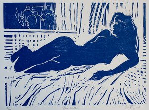 Blue Nude, 2007 by Simon Fletcher