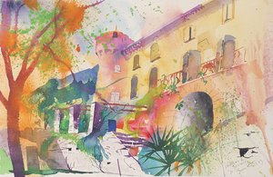 Chateau and Terrace, 2003 by Simon Fletcher