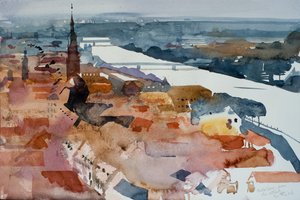 Heidelberg from the Castle, 2006 by Simon Fletcher