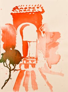 Red gate, 2016 by Simon Fletcher