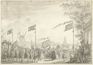 Farewell of William V and Wife at Buitenamstel, 1768